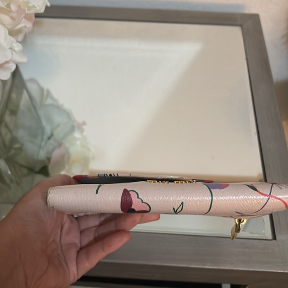 Miu Miu Floral Beige Women's wallet - Picture 11 of 12